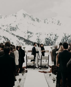 Heiraten, ganz in weiß: Hochzeit im Winter!